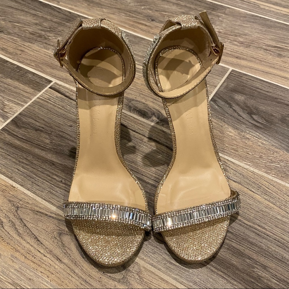 Gold Sparkly Heels